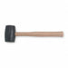 Rubber Mallet 24oz Weight Hickory Handle