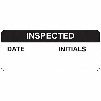 Inspection Label 1-1/2 in W PK364