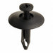 Push-In Rivet Black Dome 1 L PK10