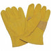 D6139 Leather Gloves Yellow S PR