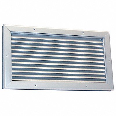 Door Louver 22-1/4 H 18-1/8 W Aluminum