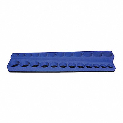 Socket Holder Blue Polypropylene