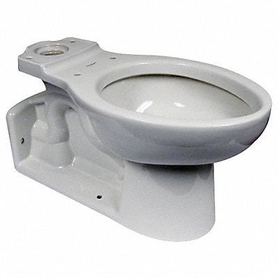 Toilet Bowl Elongated Floor w/BackOutlet