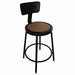 Round Stool 4 Legs Black 30 3/4 H