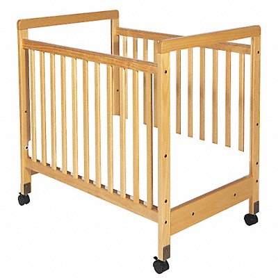 Compact Size Crib Natural 3 in Mattress