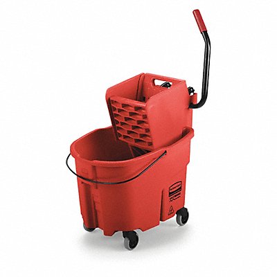 E4108 Mop Bucket and Wringer Red 8 3/4 gal