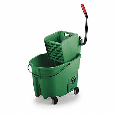 E4108 Mop Bucket and Wringer Green 8 3/4 gal