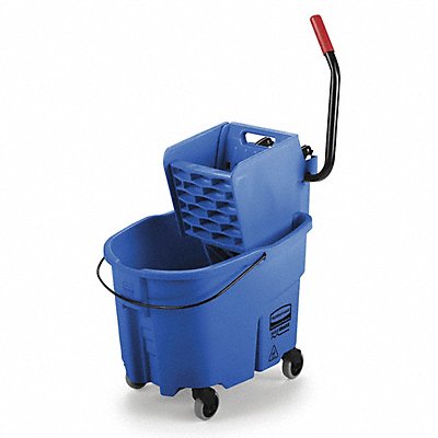 E4108 Mop Bucket and Wringer Blue 8 3/4 gal