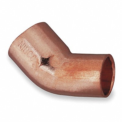 Elbow 45 Deg Wrot Copper 1/2 FTGxC