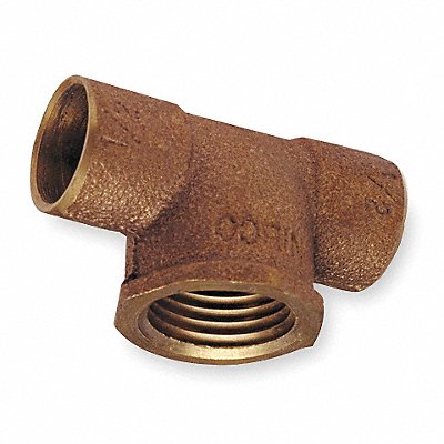 Tee LL Cast Bronze 1-1/2 Tube CxCxFNPT