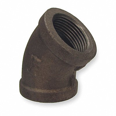 45 Elbow Malleable Iron 1/8 in NPT