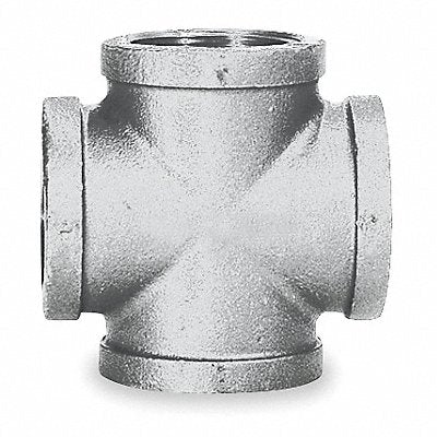 Cross Malleable Iron 1/2 in Female NPT