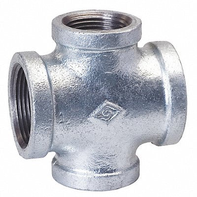 Cross Malleable Iron 1 1/2 in Female NPT