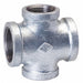 Cross Malleable Iron 1 in Pipe Size NPT