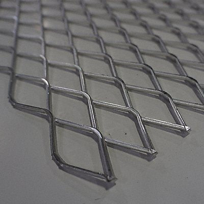 Expanded Sheet Aluminum 0.3 in Thick