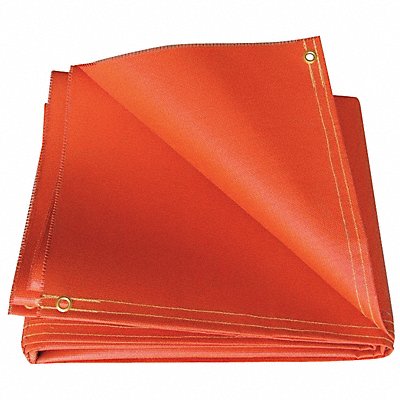 Welding Curtain 5 ft H 6 ft W Orange