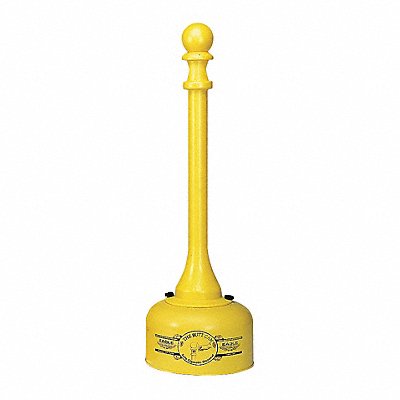 D0286 Cigarette Receptacle 2 gal Yellow