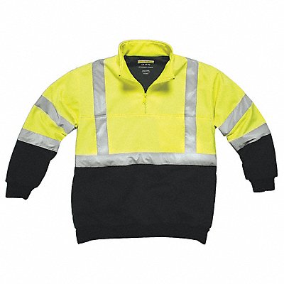 Hi-Viz Sweatshirt Ylw/Blk Polymide 3XL