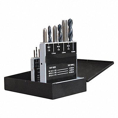 Hand Tap/Drill Bit Set 18 Pcs