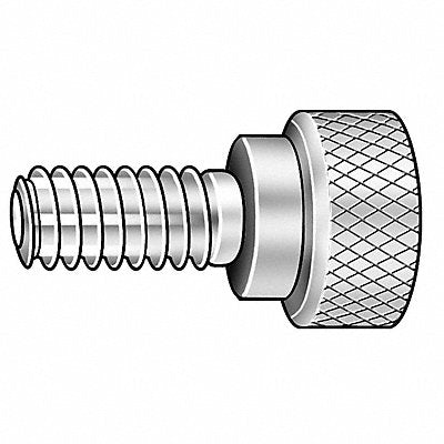 Thumb Screw #4-40 Part Thread BLK 7/16 L