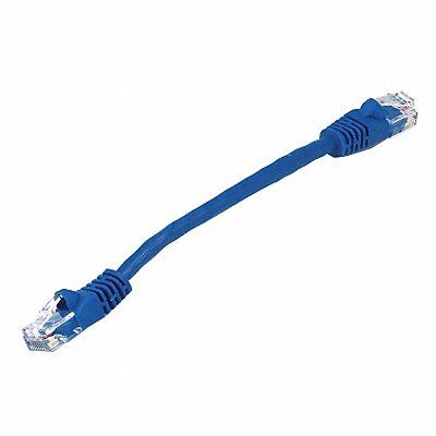 Patch Cord Cat 5e Booted Blue 0.5 ft.