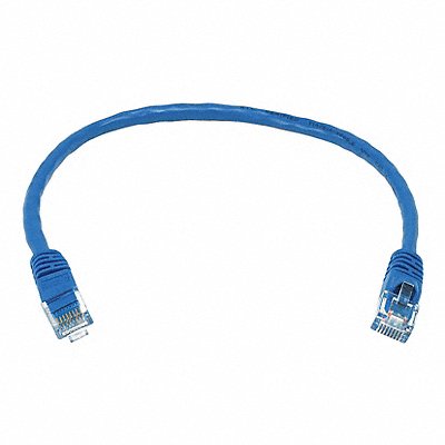 Patch Cord Cat 5e Booted Blue 1.0 ft.