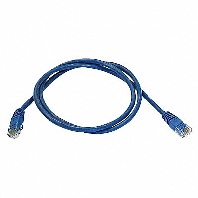 Patch Cord Cat 5e Booted Blue 3.0 ft.