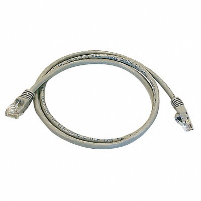 Patch Cord Cat 5e Booted Gray 3.0 ft.