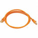 Patch Cord Cat 5e Booted Orange 3.0 ft.