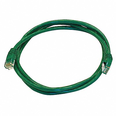 Patch Cord Cat 5e Booted Green 5.0 ft.