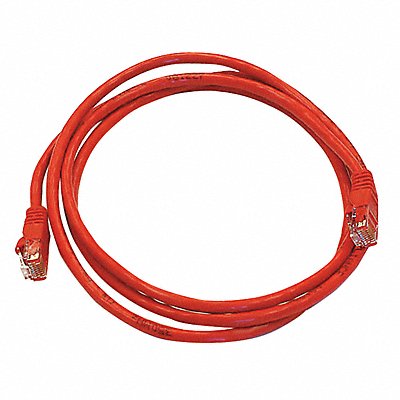 Patch Cord Cat 5e Booted Red 5.0 ft.