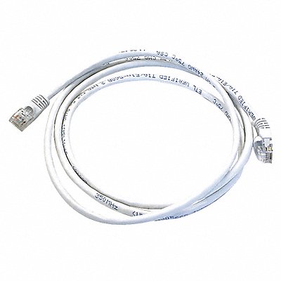 Patch Cord Cat 5e Booted White 5.0 ft.