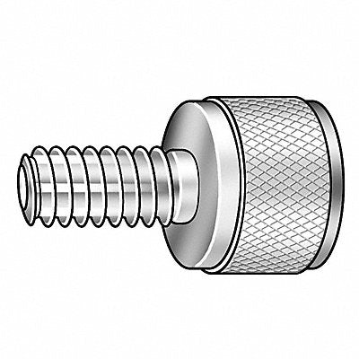 Thumb Screw 3/8 -16 Full Thread BLK 1 L