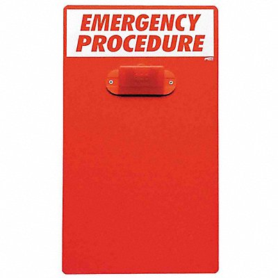 Emergency Procedure Clipboard