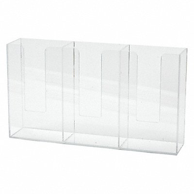 Horizontal Glove Dispenr Acrylic 3 Boxes