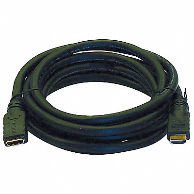 HDMI Extension Cable Black 10 ft 24AWG