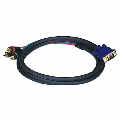 Proj cord VGA(HD15) to 3 RCA Male 6ft