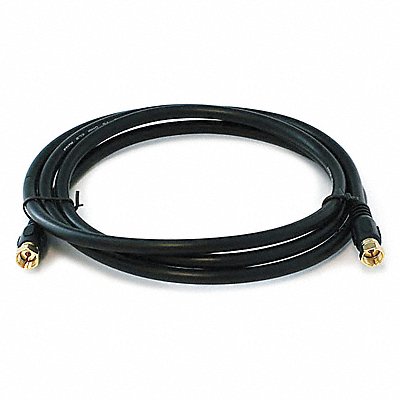 Coaxial Cable RG-6 6 ft Black