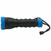 Handheld Flashlight Rubber Black 100lm