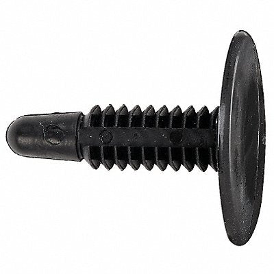 Push-In Rivet Black Flat 1 1/16 L PK100