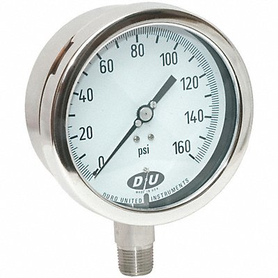 D7959 Pressure Gauge 0 to 160 psi 4-1/2In