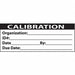 Calibration Labels 1x2inch Adhesive