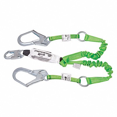 Shock-Absorbing Lanyard Green