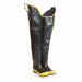 D0327 Hip Wader Men s 10 Steel Black/Yellow PR