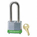 D1931 Lockout Padlock KD Green 1-1/4 H