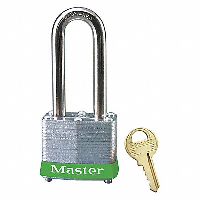 F0078 Lockout Padlock KA Green 1-1/4 H