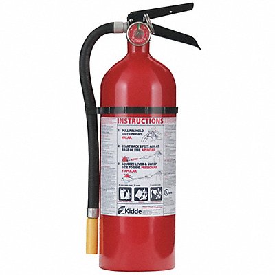 Fire Extinguisher Aluminum Red ABC