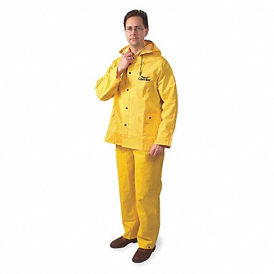 D2285 Rain Suit Jacket/Bib Unrated Yellow 4XL