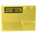 Lockout Board Unfilled Yellow