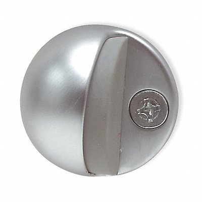 Floor Door Stop Satin Chrome 1 In